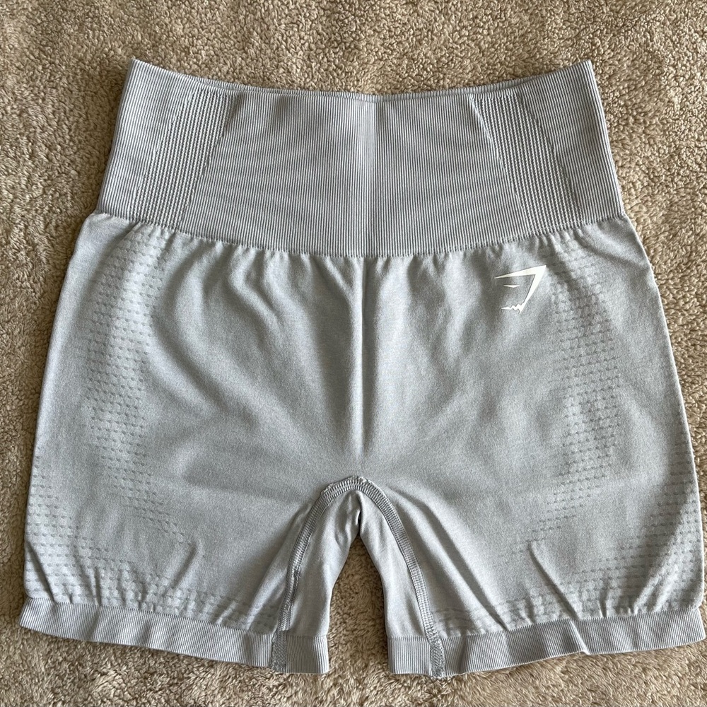 Gymshark Vital Seamless Shorts 2.0 - Light Grey Marl